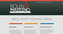 Desktop Screenshot of bolenmassino.com
